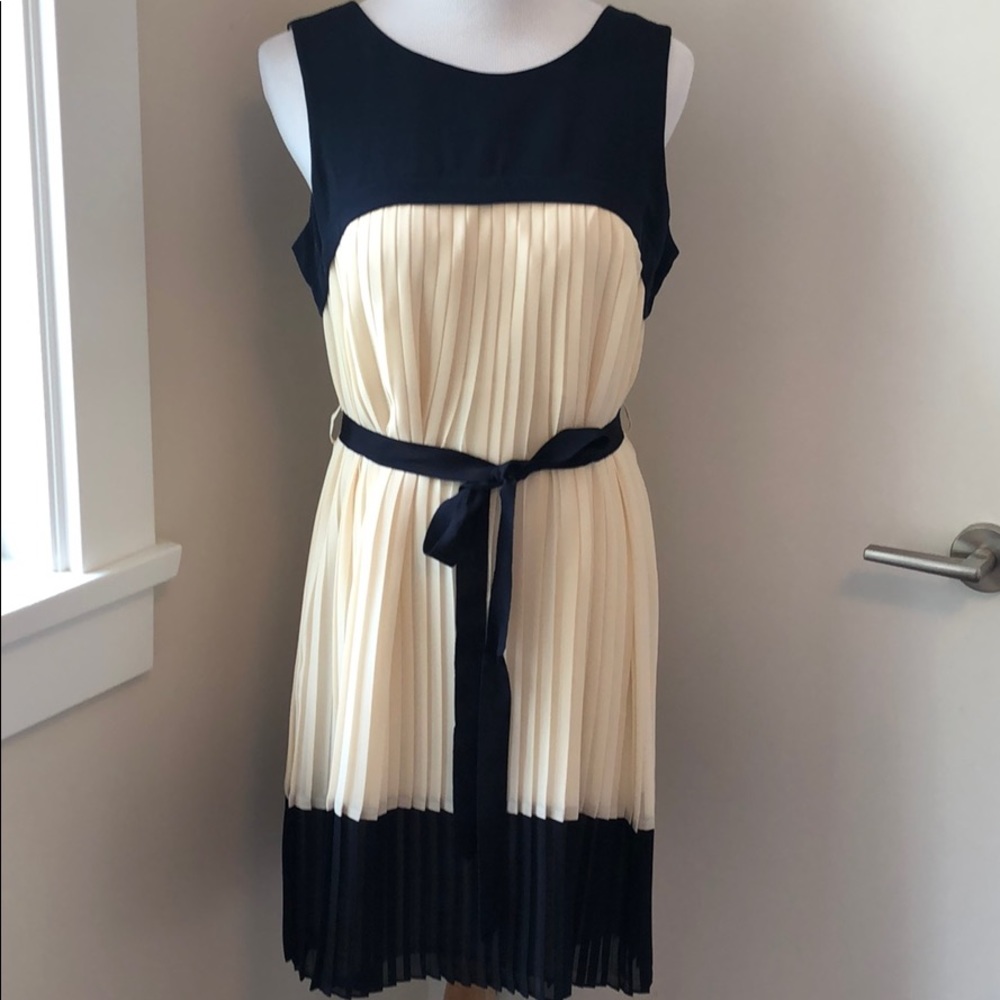 Ali Ro pleated silk dress